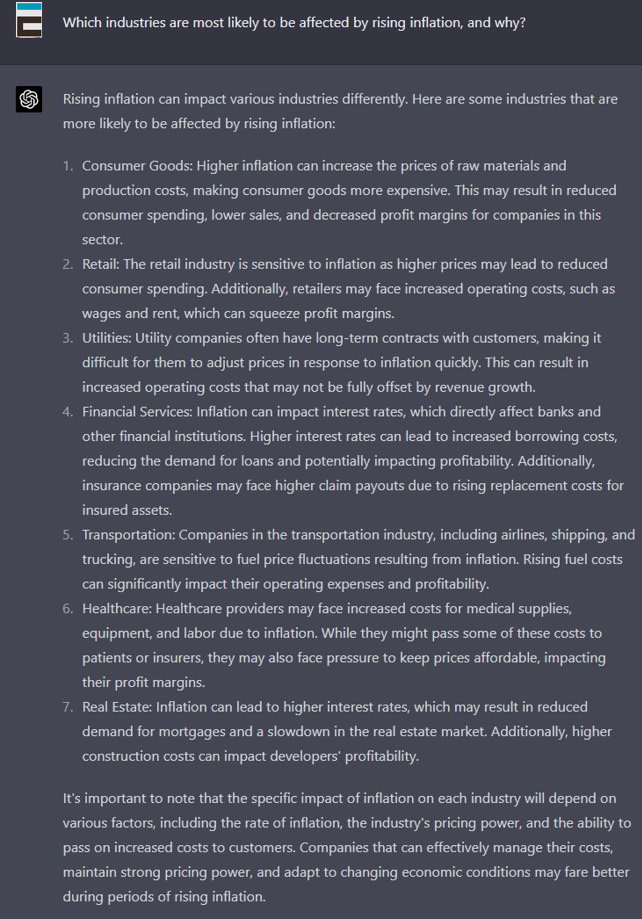 Figure  1 - Q&A with ChatGPT