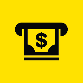 Cash icon to represent investment platform fees